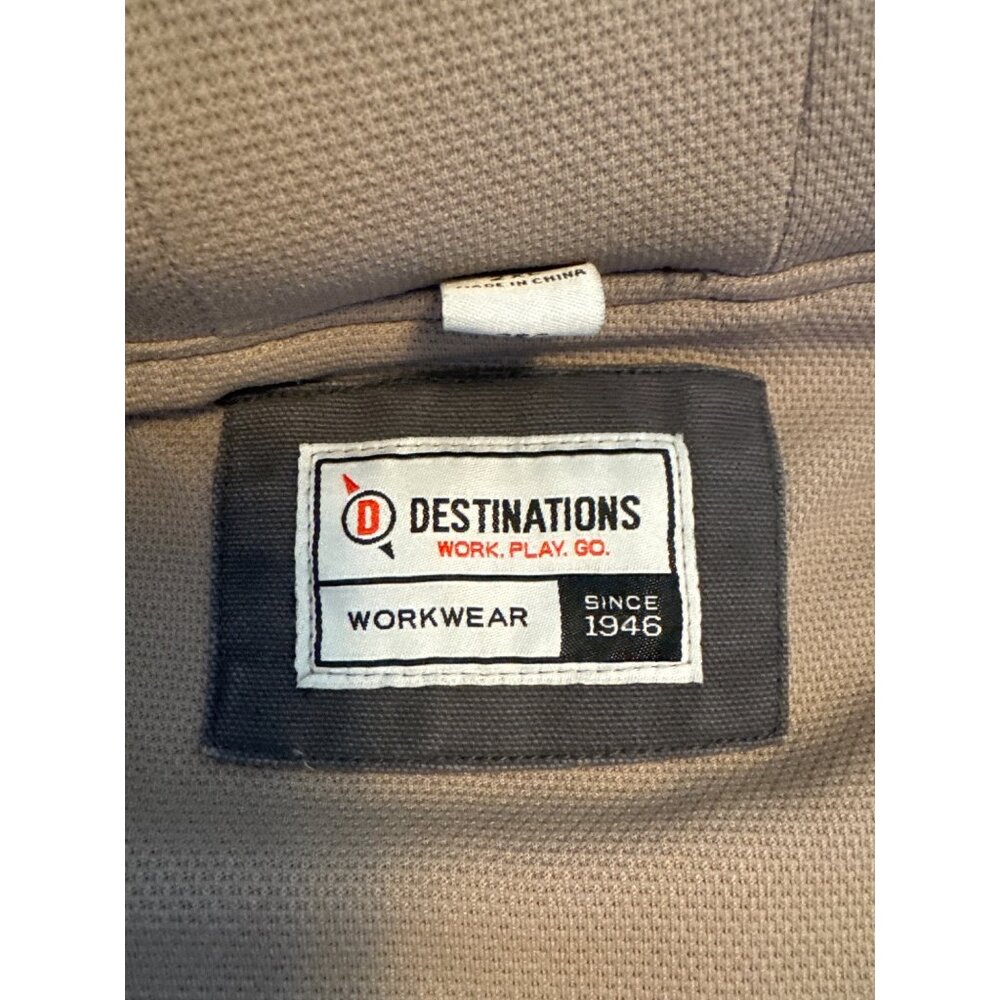 Destinations Workwear Canvas Jacket Thermal Quarry Lined Men's 2XL Hooded - Picture 3 of 11